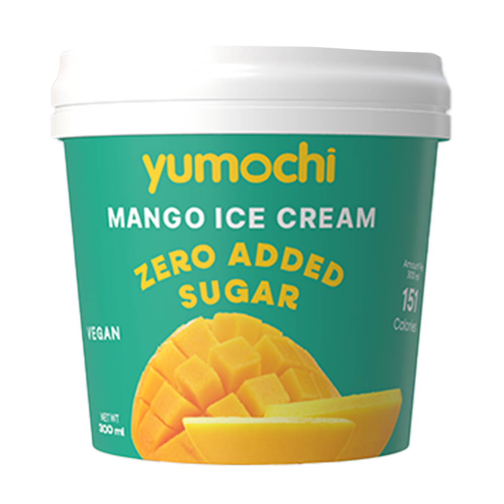 Mango Ice Cream ( Zero Added Sugar)