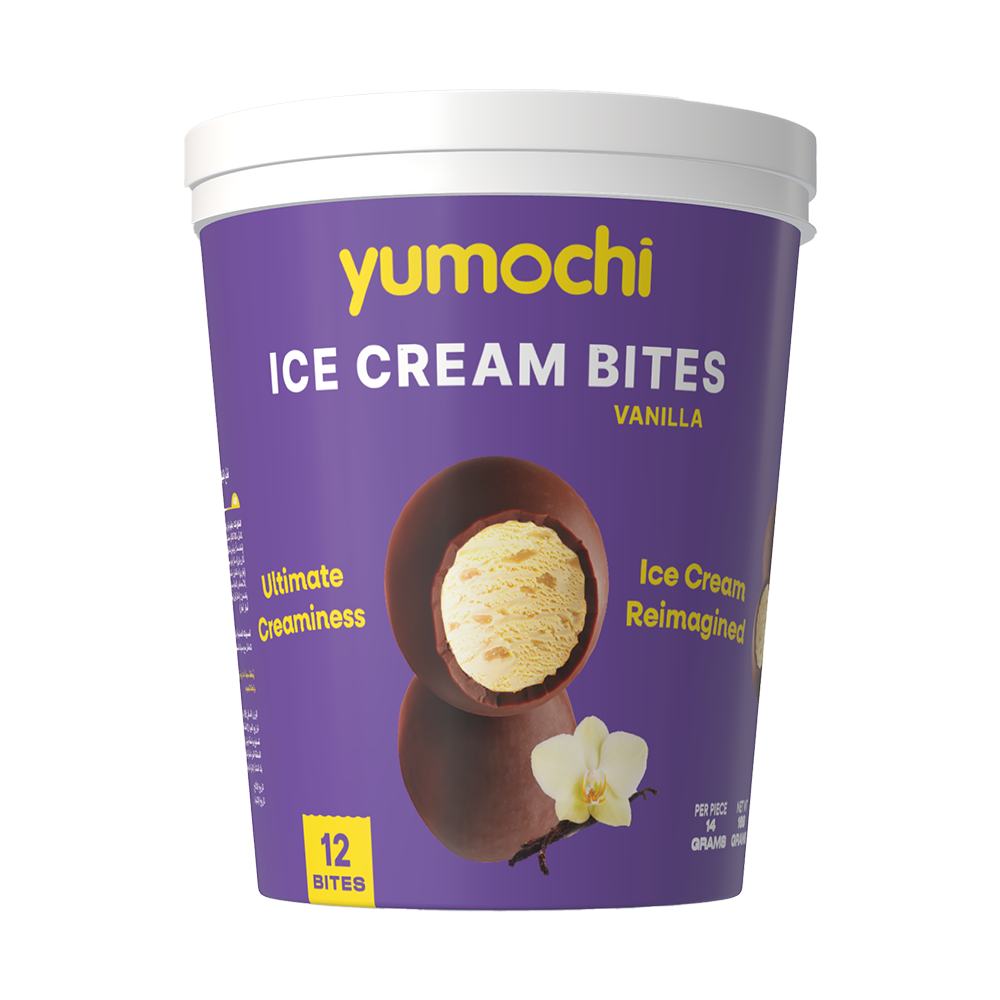 Chocolate Vanilla Ice Cream Bites